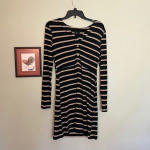 Long sleeved sweater dress size L
